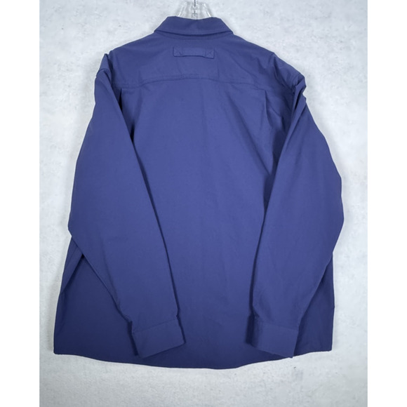 Duluth Trading Company  Flexpedition Long Sleeve Shirt Jacket Men's XXL Blue - Picture 11 of 11